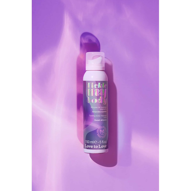 Mousse massage crépitante - Amande sucrée